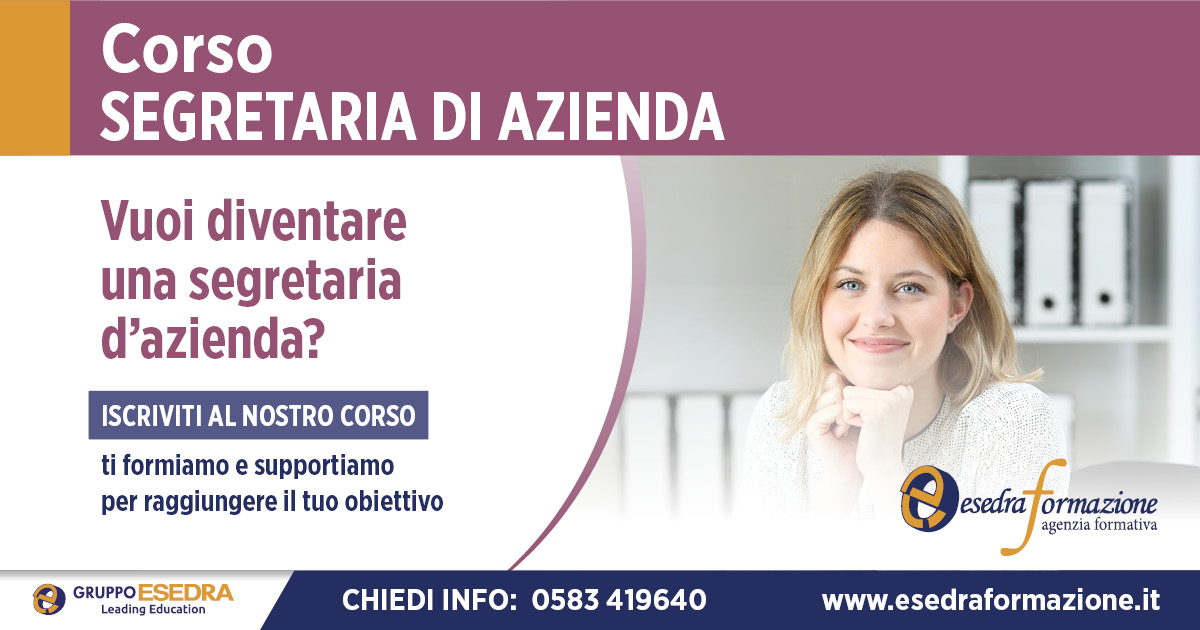 segretaria d'azienda esedraformazione