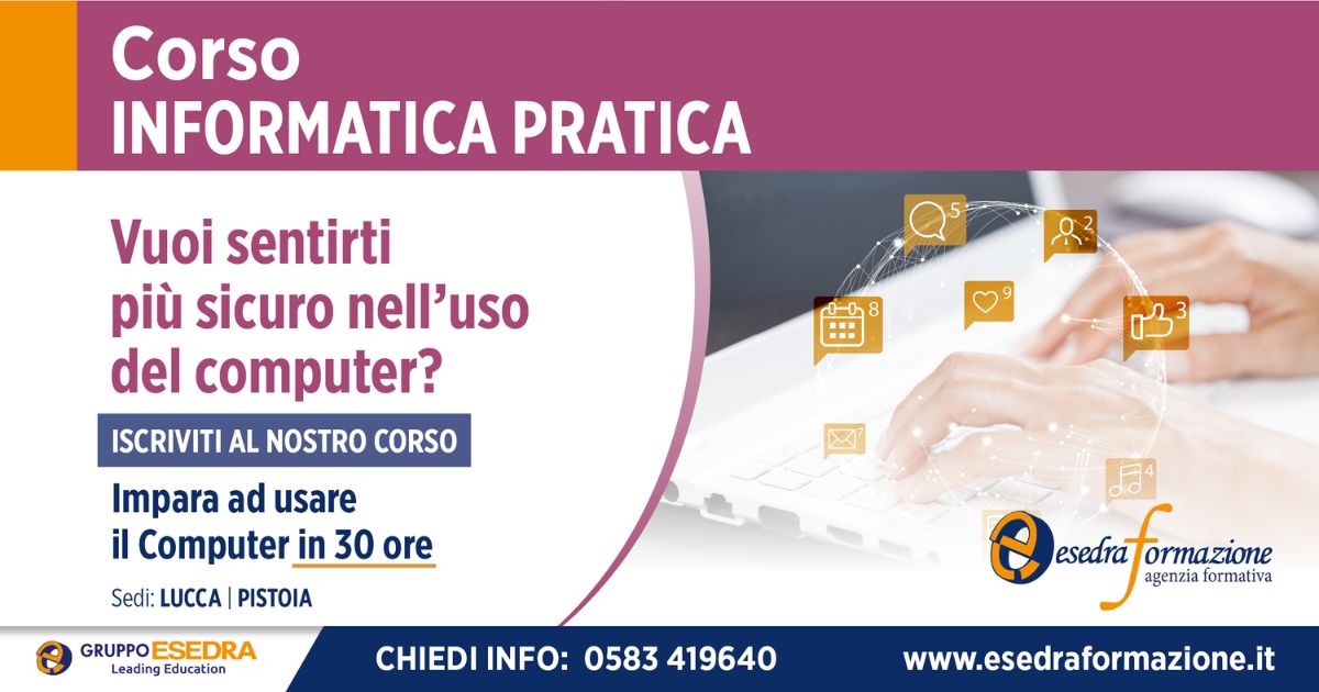 corso informatica pratica 30 ore a lucca e pistoia