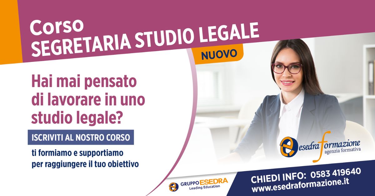 corso segretaria studio legale esedraformazione